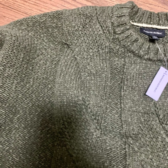 Banana Republic Cable Knit Cotton Linen blend - Picture 5 of 12